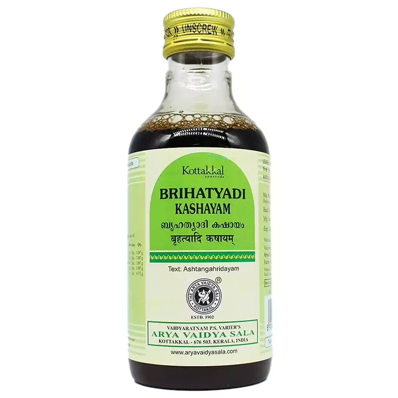 Kottakkal Arya Vaidyasala Brihatyadi Kashayam, 200 ml-1.webp